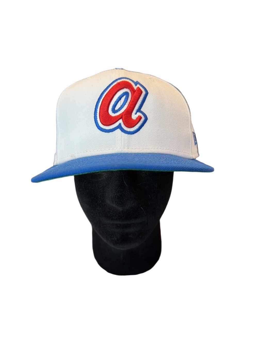 Atlanta Braves Cooperstown Collection Hank Aaron Fitted Baseball Cap. Size 7 3/8